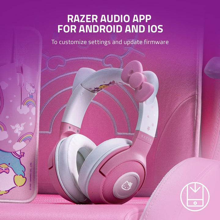 Razer | Kraken Hello Kitty and Friends Edition Chroma RGB Wireless BT Gaming Headset | RZ04-03520300-R3M1