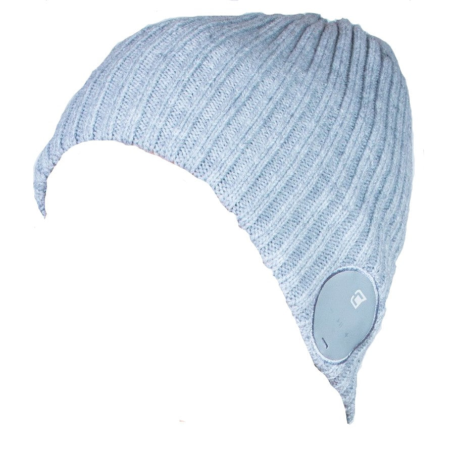 Caseco | Blu-Toque Wide Ribbed Bluetooth Beanie - Ash Grey | C53BT02