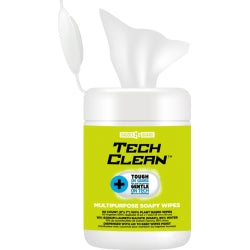 Gadget Guard - TechClean Plant Based Soapy Wipes (60 pack) Clear 164-0006
