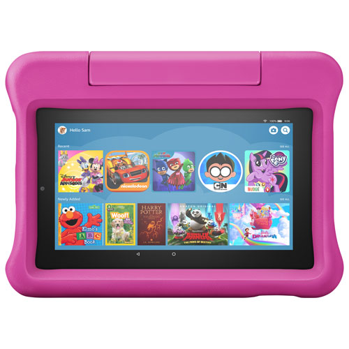 Amazon | Fire 7 Kids Edition 7" 16GB FireOS 6 Tablet with MTK8163B 4-Core Processor - Pink | 53-022344