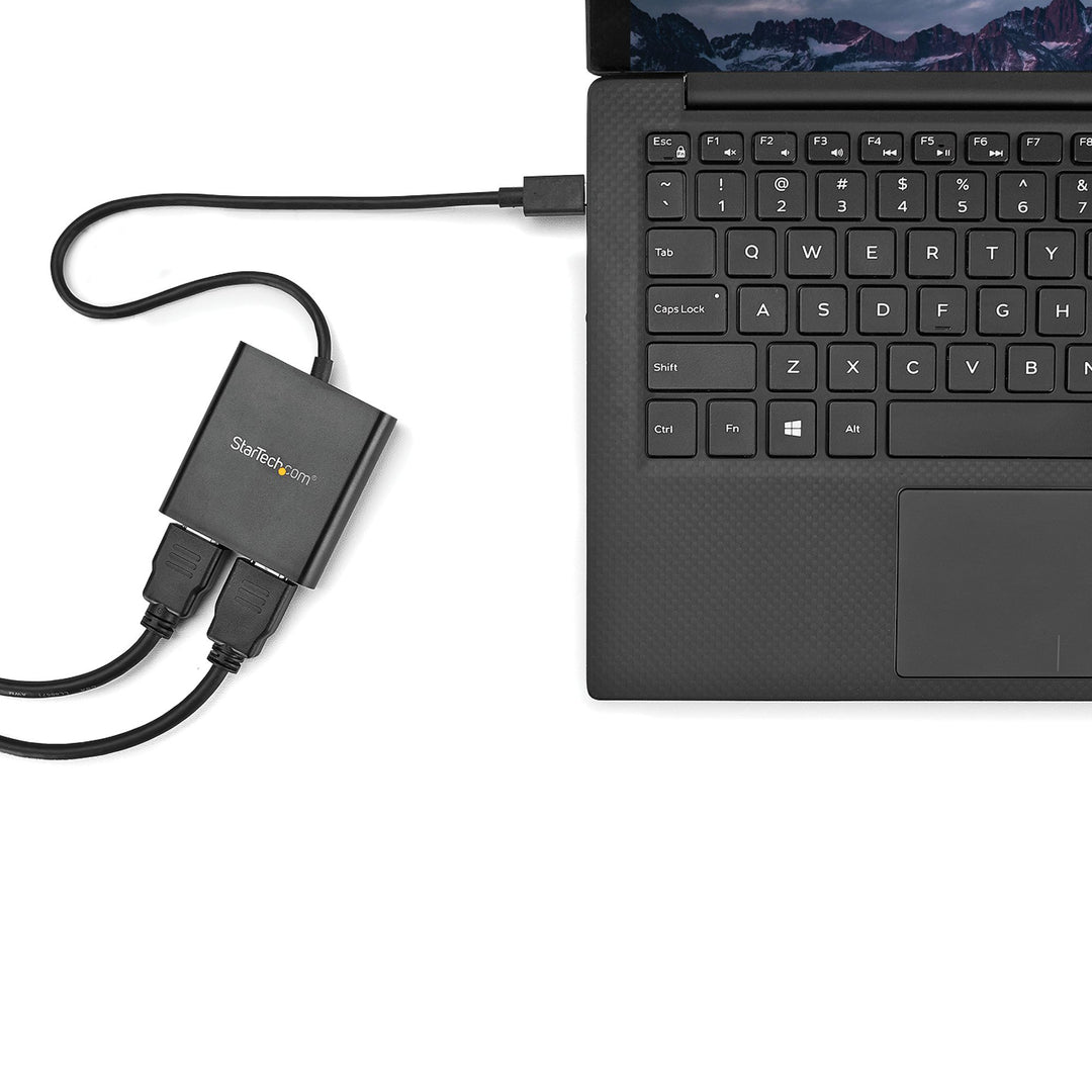 Startech | Monitor Adapter USB-C (M) - 2x HDMI (F) MST ( WINDOWS ONLY) | MSTCDP122HD TRANSITION TO Rockstone