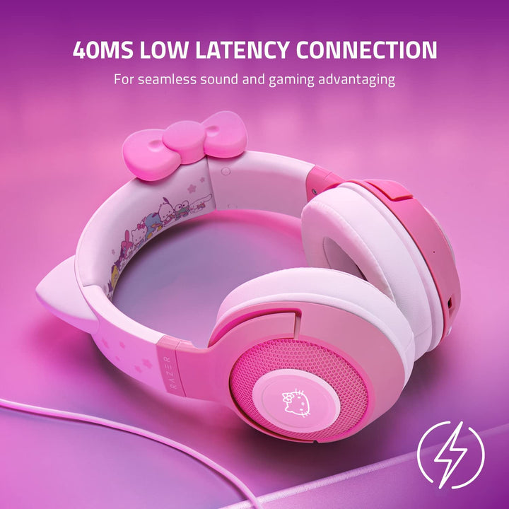 Razer | Kraken Hello Kitty and Friends Edition Chroma RGB Wireless BT Gaming Headset | RZ04-03520300-R3M1