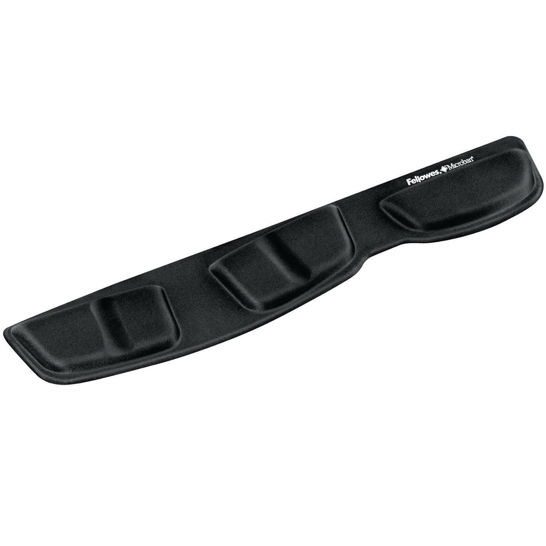 Fellowes | Keyboard Palm Support W/Microban 18x3 " - Black (Fabric) | 9182801
