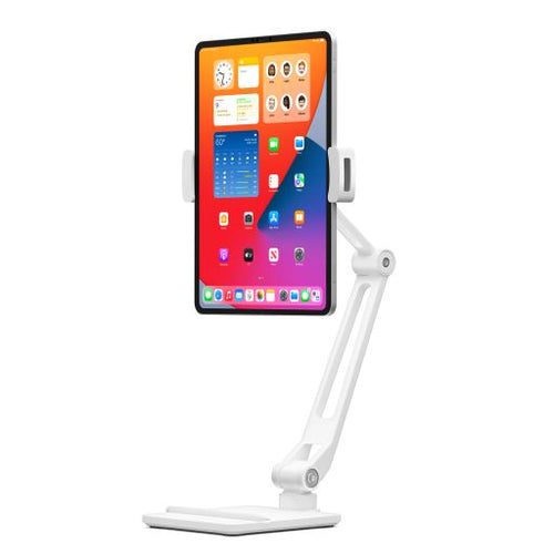 TwelveSouth | HoverBar Duo Adjustable Arm with Snap for iPad - White | TS-12-2144