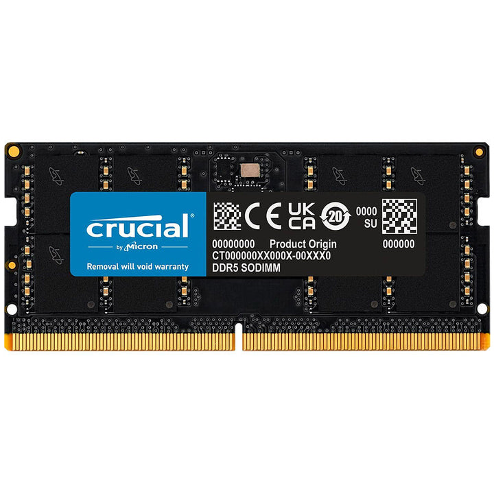 Crucial | RAM SODIMM 8GB DDR5 4800Mhz | CT8G48C40S5