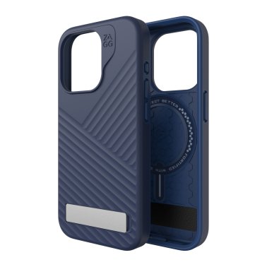 ZAGG GEAR4 | Denali Snap Kickstand Case iPhone 15 Pro - Navy | 15-11668
