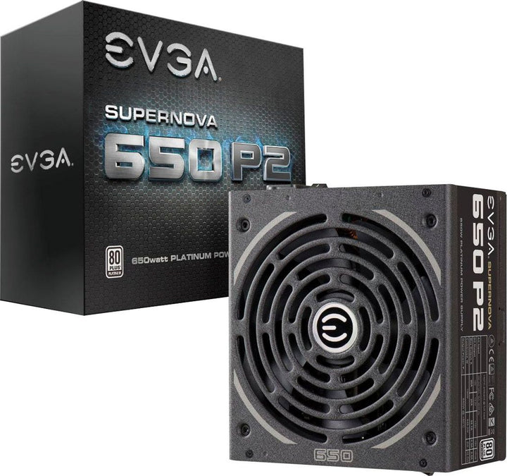 EVGA | Power Supply Super NOVA 650 P2 Platinum 650W with Free Power on Self Tester PSU |  220-P2-0650-X1