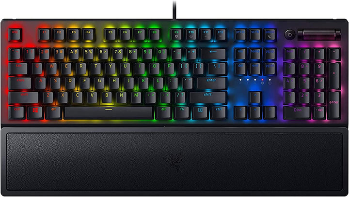 Razer | BlackWidow V3 Wired Mechanical Gaming Keyboard w/Chroma RGB (Green Switch) - Clicky | RZ03-03540200-R3U1