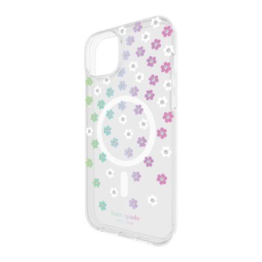 //// Kate Spade NY | iPhone 15/14 Plus Protective Hardshell MagSafe Case - Scattered Flowers | 15-12015