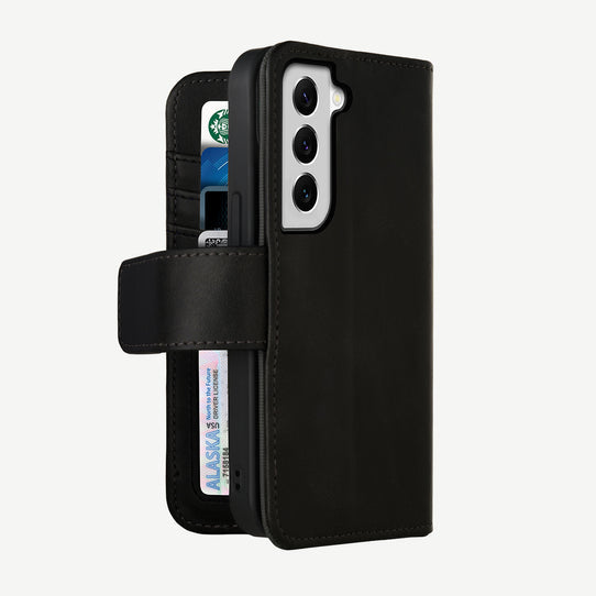 Caseco | Samsung Galaxy S22+ (5 cards) detachable wallet case (5th Ave) - Black | C3184-01