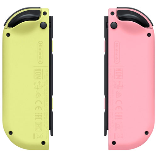 Nintendo | Switch Left and Right Joy-Con Controllers - Pastel Pink/Pastel Yellow |