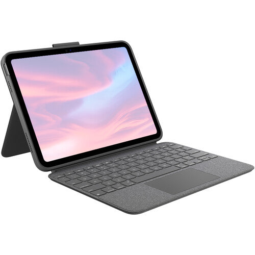 Logitech | Combo Touch Trackpad Case for iPad 10.9 10th Gen (2022)  - Oxford Grey |  920-011433