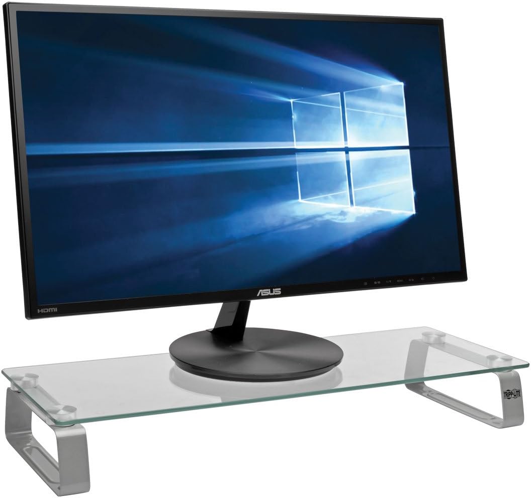 Tripp Lite | Universal Monitor Riser Stand, Glass, Computer, Laptop MR2208G