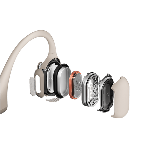 Shokz | OpenRun Pro Bone Conduction Bluetooth Headphones - Beige | S810BG