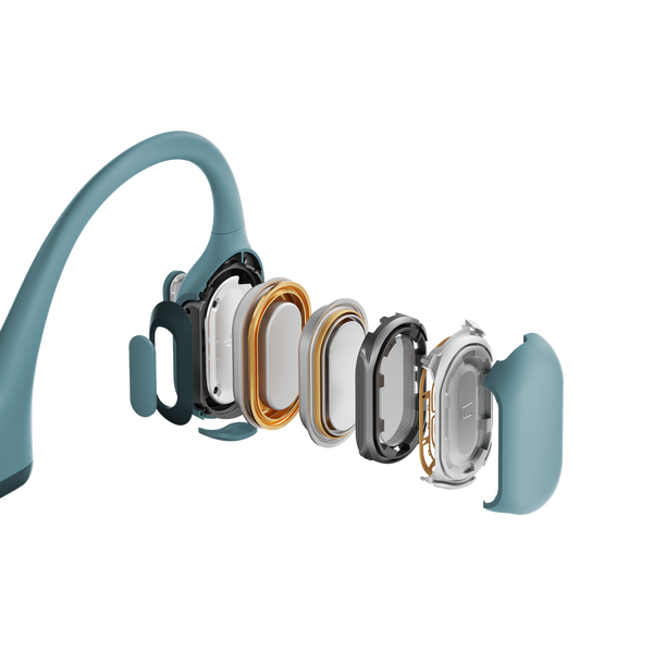 Shokz | OpenRun Pro Bone Conduction Bluetooth Headset - Blue | S810-ST-BL-CA-153