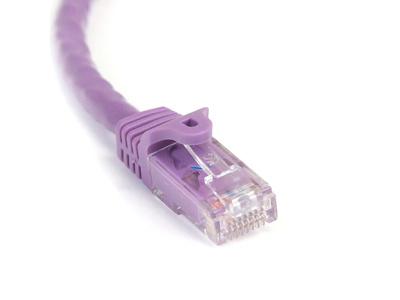 Startech | Cat6 Molded Ethernet Cable (650mhz 100w Poe Rj45 Utp) - 7 Ft - Purple N6PATCH7PL