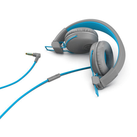 SO JLab | Studio On-Ear Headphone Gray/Blue | 106-1359