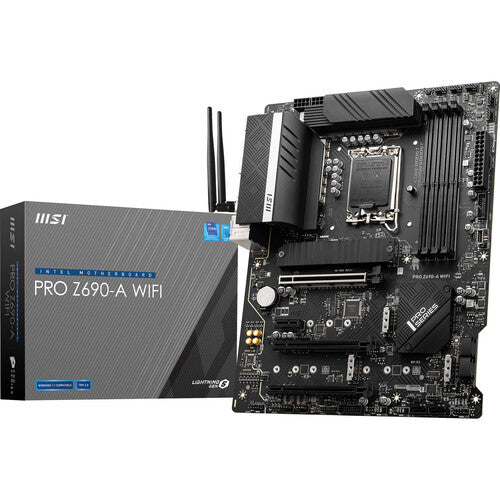 MSI | Motherboard PRO Z690-A WIFI Z690 Socket1700 Max128GB DDR5 PCI Express ATX Retail | PROZ690AWIFI