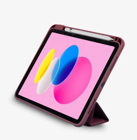 LOGiiX | Origami+ for iPad 10.9 10th Gen / A16 - Burgundy | LGX-13568