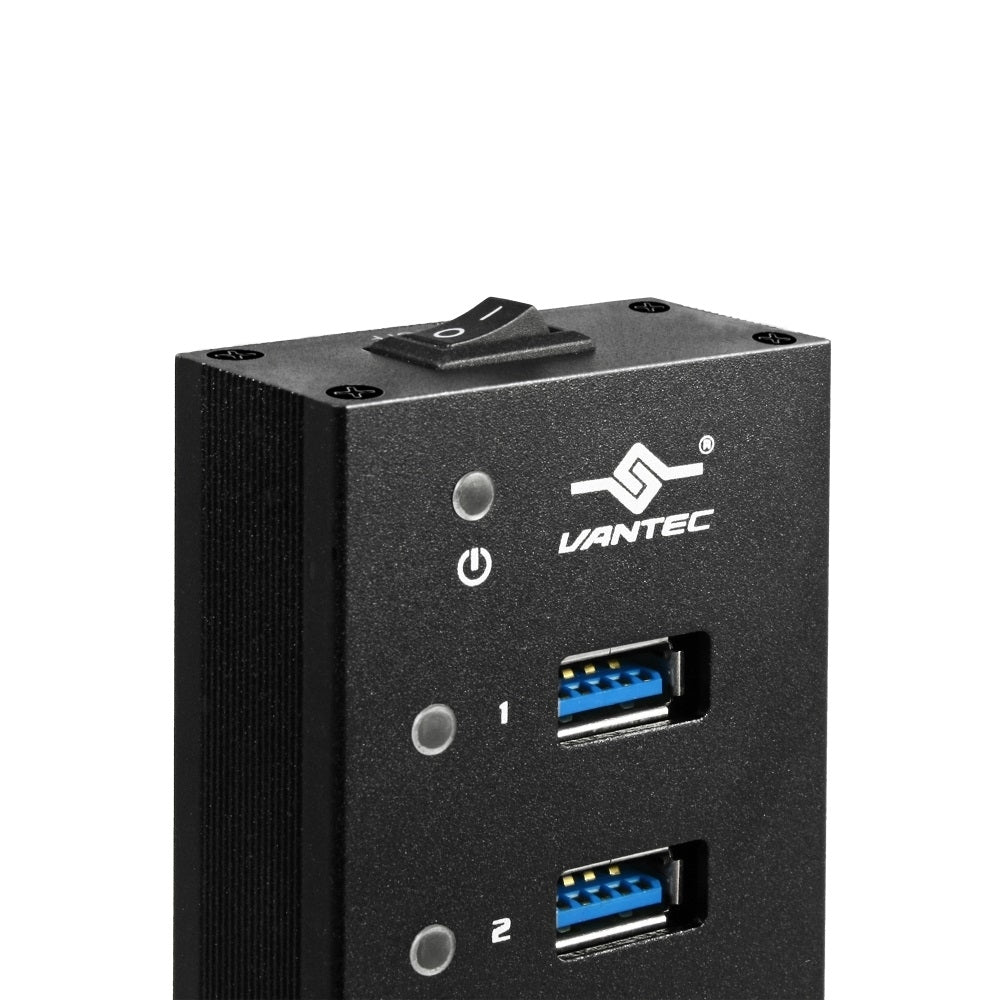 SO Vantec | 10-Port USB 3.0 Aluminum ALL Data/charging Hub | UGT-AH110U3-BK