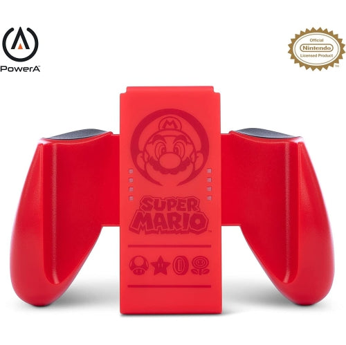 PowerA | Joy-Con Comfort Grip for Nintendo Switch - Super Mario: Red | NSAC0058-02
