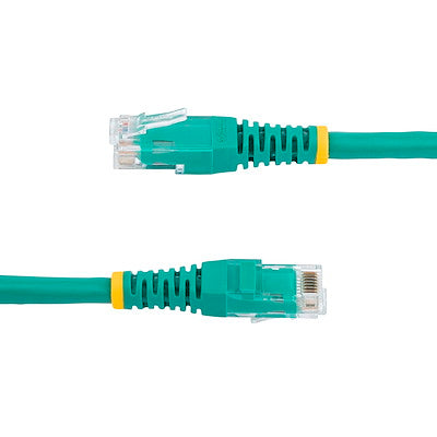Startech | Cat6 Molded Ethernet Cable (650mhz 100w Poe Rj45 Utp) 7ft/2m - Green | C6PATCH7GN