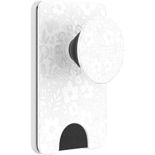 PopSockets | PopWallet+ for MagSafe Round - Blanc Fresh | 123-0433
