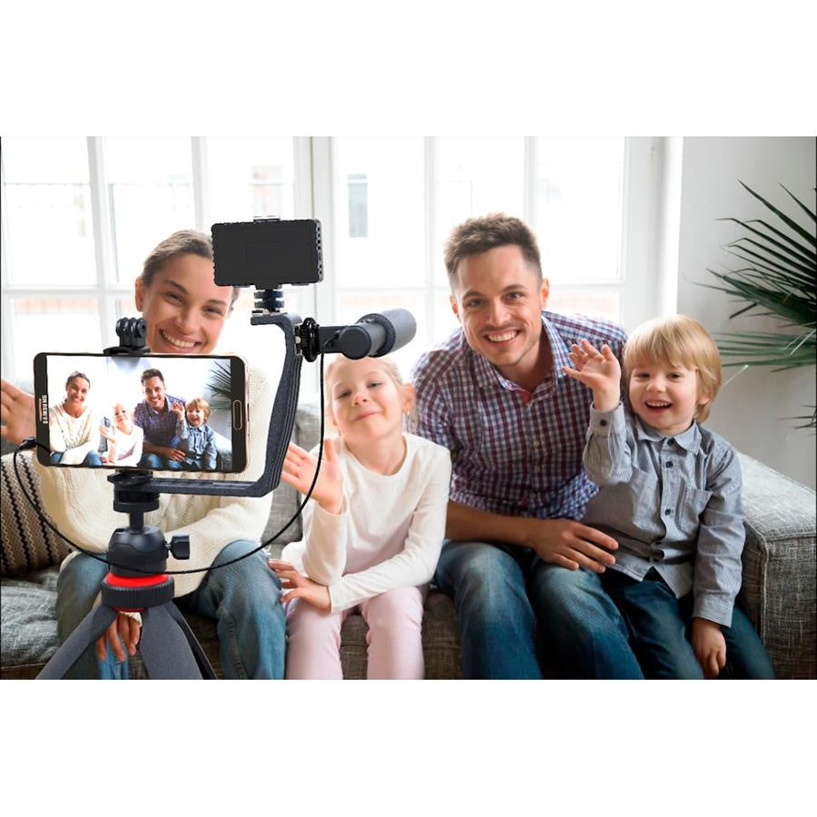 DigiPower | Vlogging Kit - Phone Stabilizer with Microphone | RFVLG7