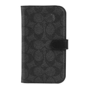 //// Coach | Folio Signature C Case iPhone 15/14/13 - Charcoal | 15-12436