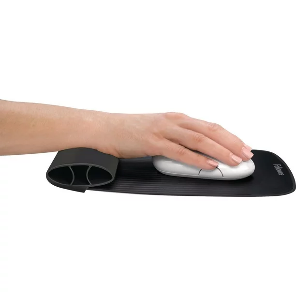 Fellowes | I-Spire Series Wrist Rocker Mouse Pad 10x8" - Black | 9472903