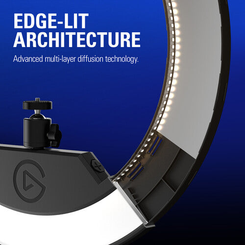 Elgato | Ring Light - Premium Edge-Lit Smart LED Ring Light RGBW | 10LAC9901