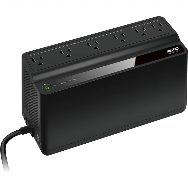 APC | Back UPS - Battery Backup 6 Outlet 450VA 120V | BN450M-CA