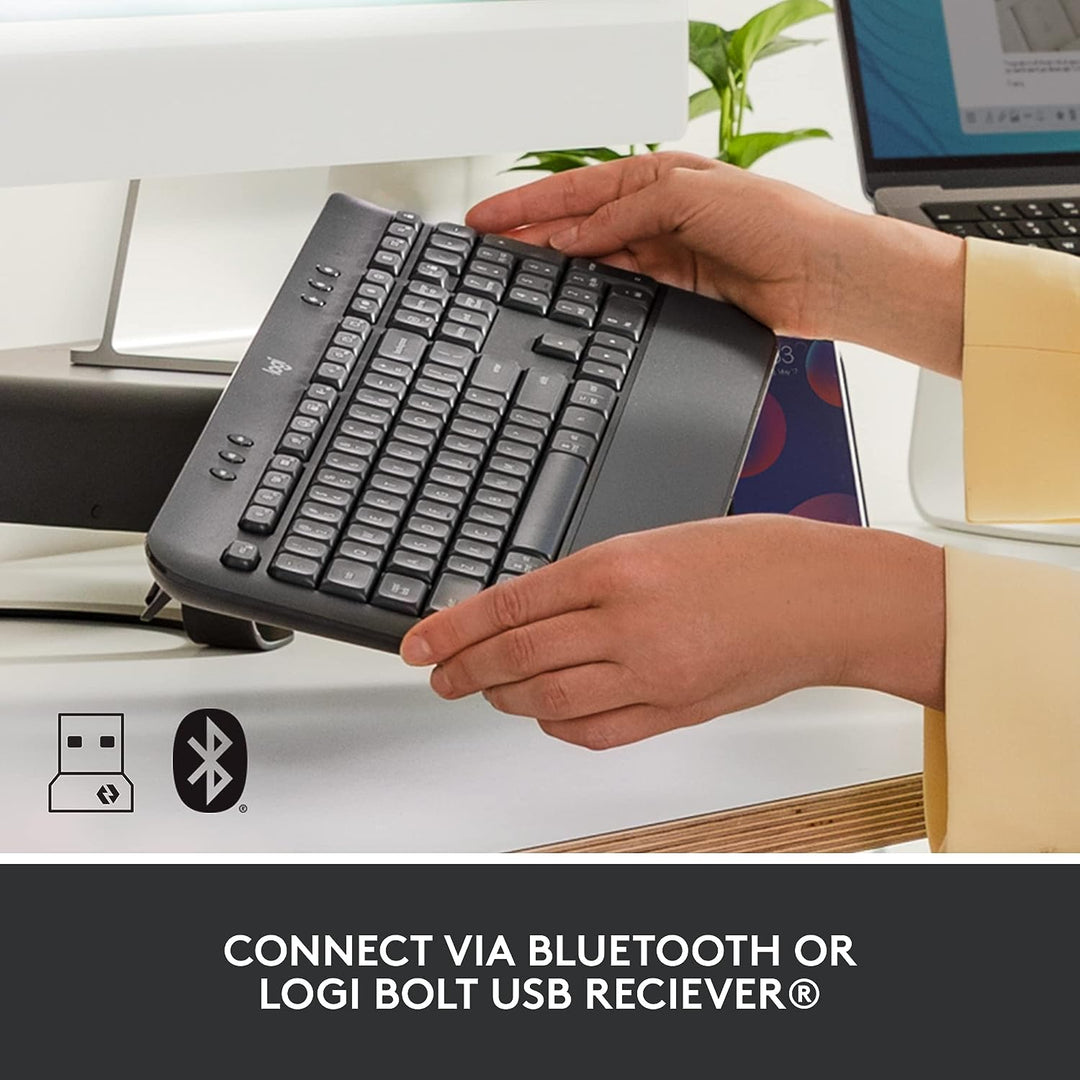 Logitech | K650 Wireless Bluetooth Keyboard - Graphite | 920-010908