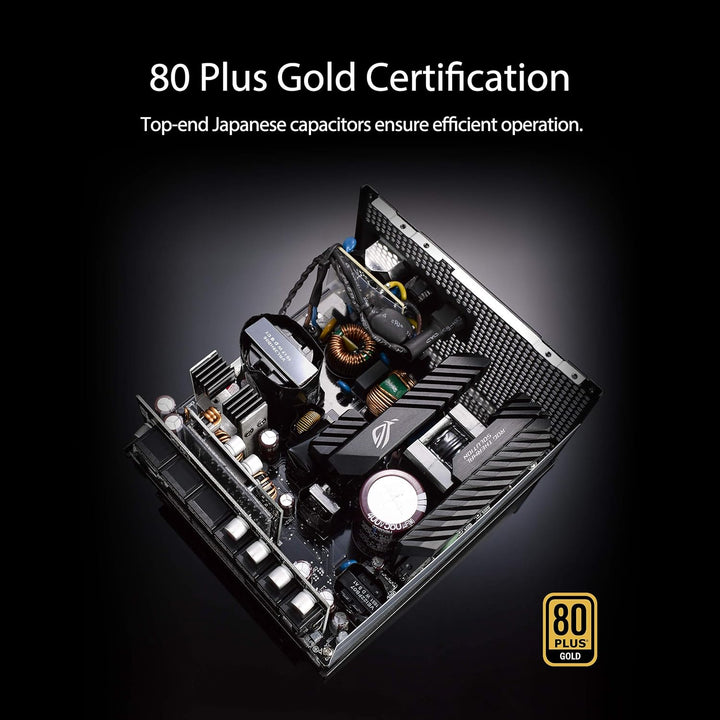 Asus | Power Supply ROG Strix 1000W ATX 80+ Gold Fully Modular w/ 0dB Axiel Fan | ROG-STRIX-1000G