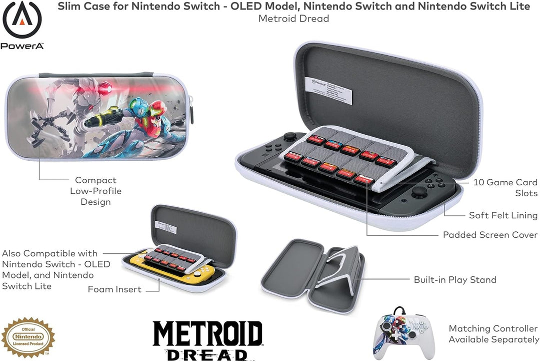 PowerA | Slim Case for Nintendo Switch/Lite/OLED - Metroid Dread | 1527184-01