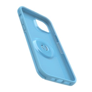 //// Otterbox | Otterbox + POP Symmetry Clear Series Case for iPhone 14 Plus - Blue (You Cyan This) | 77-88783