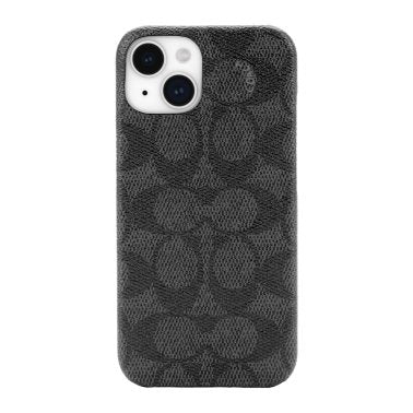 Coach | Slim Wrap Signature C Case iPhone 17e/16e/15/14/13 - Charcoal | 15-12444