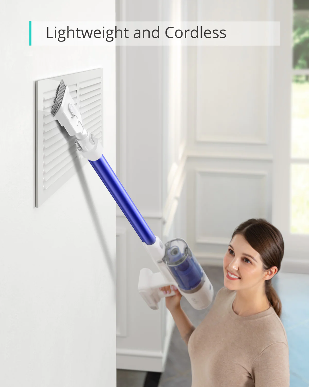 Eufy | HomeVac S11 Infinity - Cordless Stick Vacuum - 2x Battery - White | T2501012