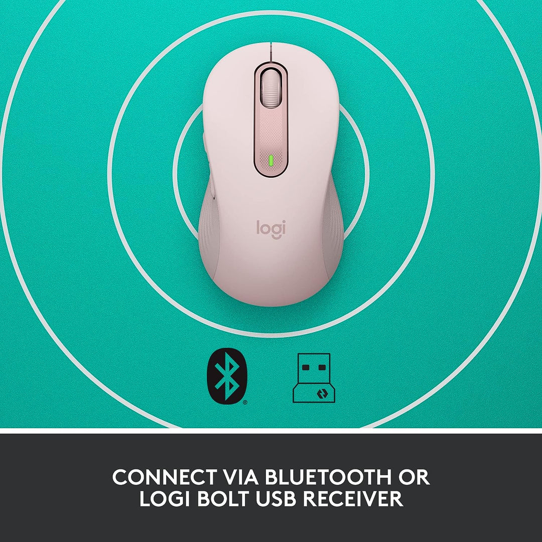 Logitech | M650 Signature Series Mouse - Rose | 910-006251