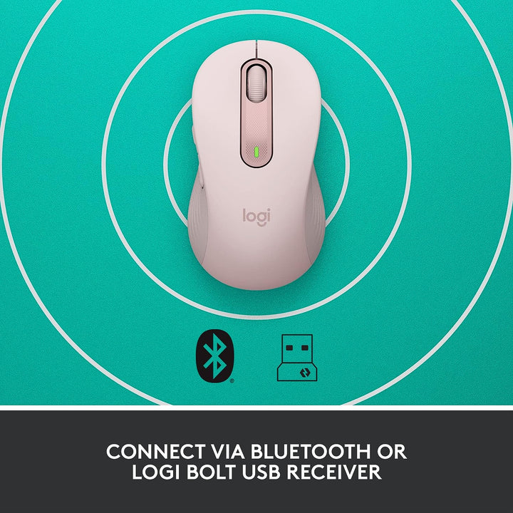 Logitech | M650 Signature Series Mouse - Rose | 910-006251
