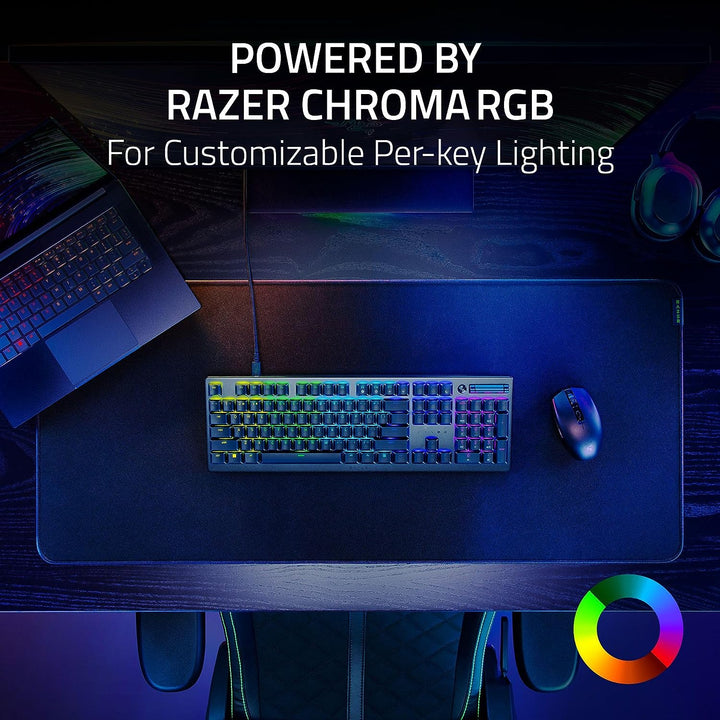 Razer | DeathStalker V2 Pro Wired USB-C RGB Low Profile Gaming Keyboard w/Linear Red Optical Switches |  RZ03-04500200-R3U1