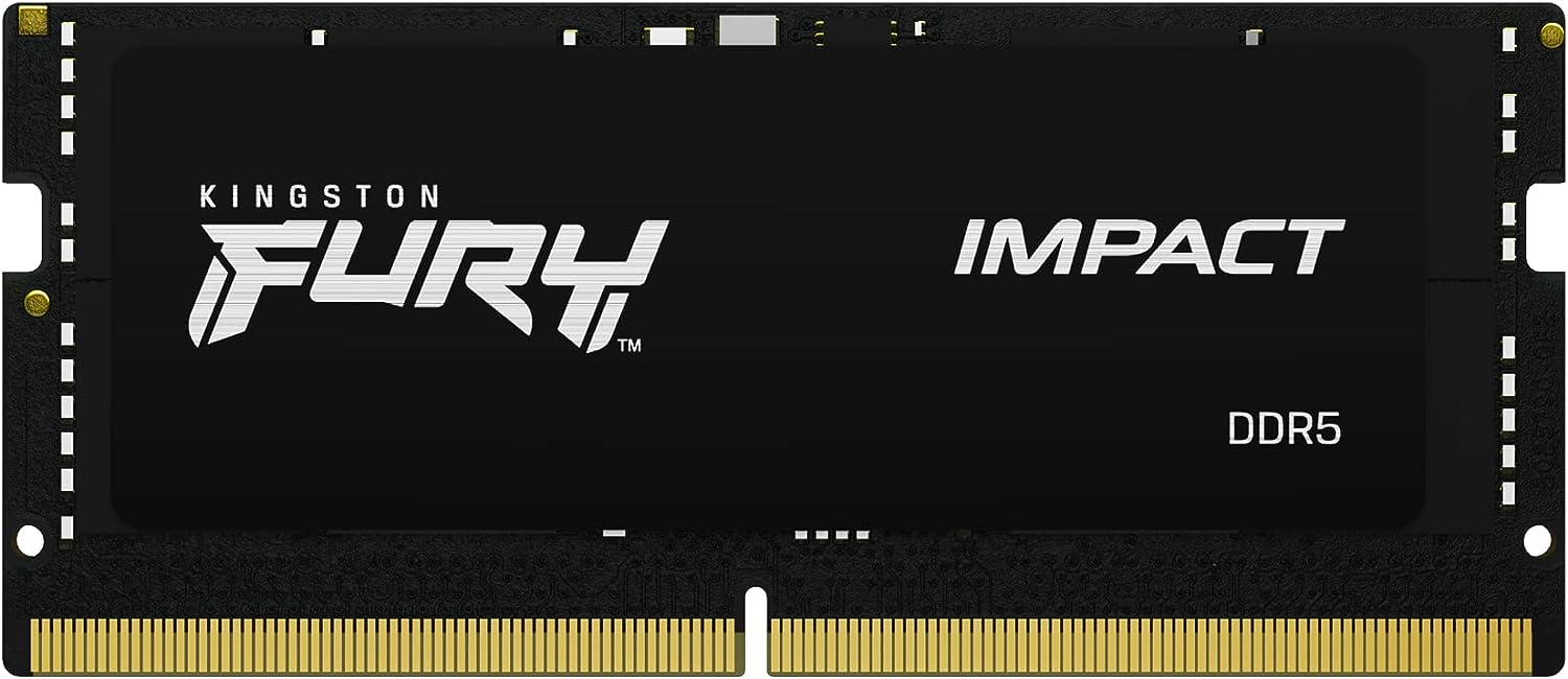 メモリー Kingston FURY Impact DDR5 KF548S38IB-32 Kingston | RAM 4800MTs DDR5 CL38 SODIMM FURY Impact | KF548S38IB