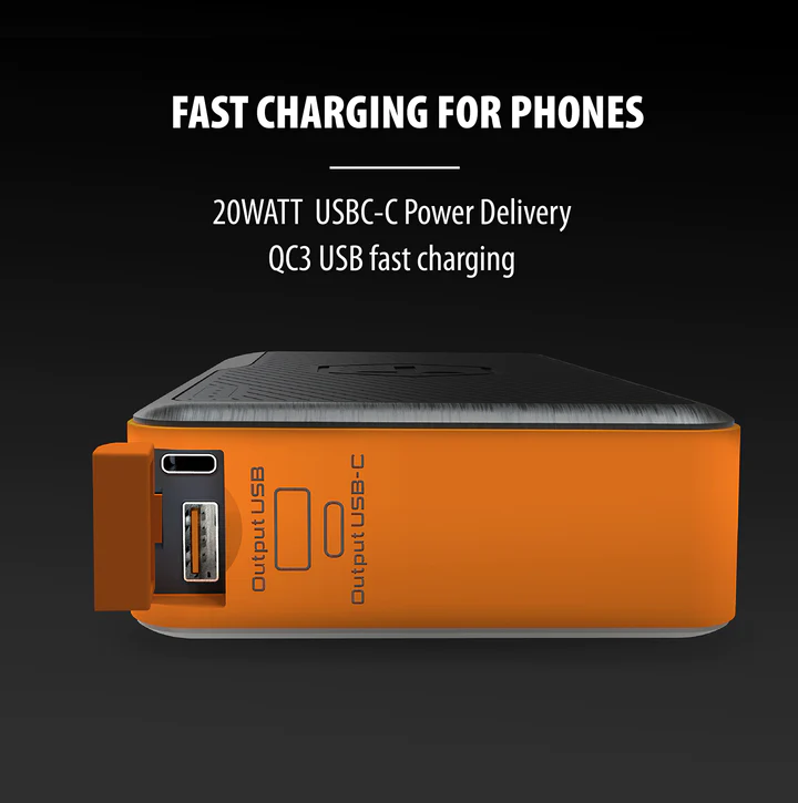 ToughTested | 38,400mAh MOAB 65W Rugged Portable Power Bank | TTPBPD65