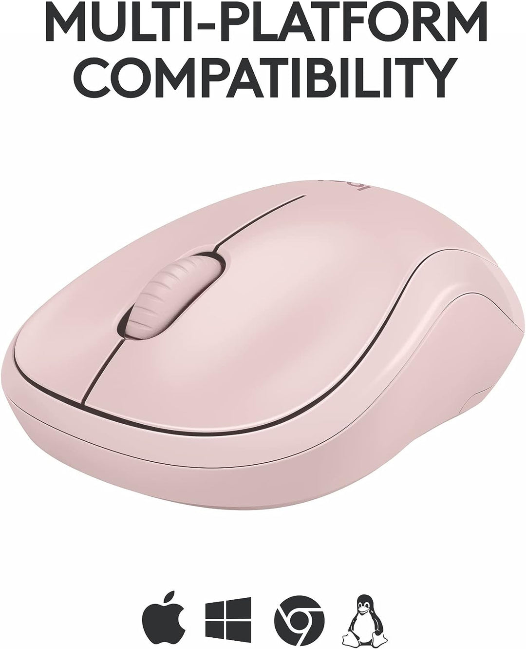 Logitech | M240 Silent Wireless Bluetooth Mouse - Rose | 910-007117