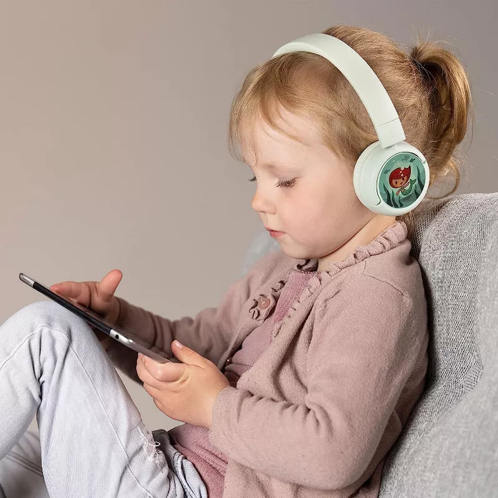 Onanoff | BuddyPhones POP Fun Wireless kids On Ear Headphones - Ocean Green | ONO-BT-BP-POP-FUN-GR