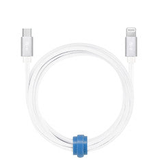 /// Blu Element | Charge/Sync Braided USB-C to Lightning Cable 6ft/1.8m - White | 107-1610