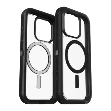 Otterbox | Defender XT w/ MagSafe Clear Series Case iPhone 15 Pro - Clear/Black (Dark Side)