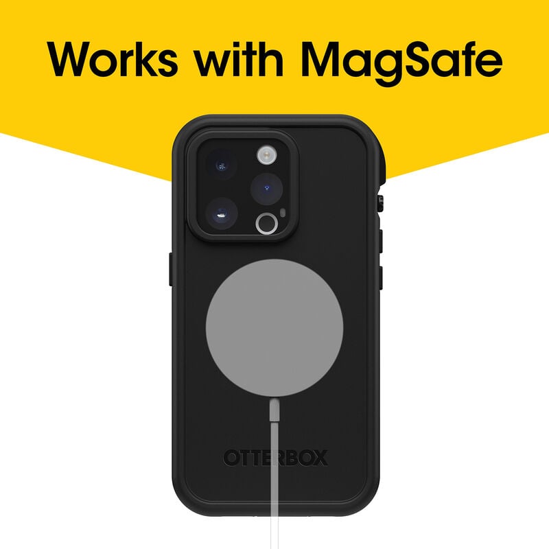 Otterbox | iPhone 14 Pro - LifeProof FRE MagSafe Case - Black | 120-6163