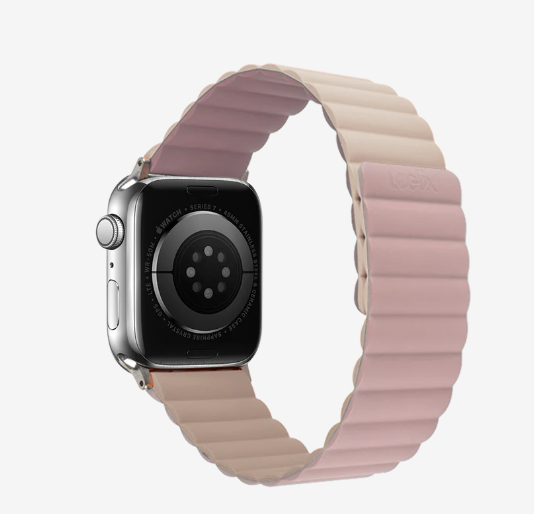LOGiiX | Vibrance Link Apple Watch Band 42/44/45/49mm S1-9/SE/Ultra - Pink/Stone | LGX-13693