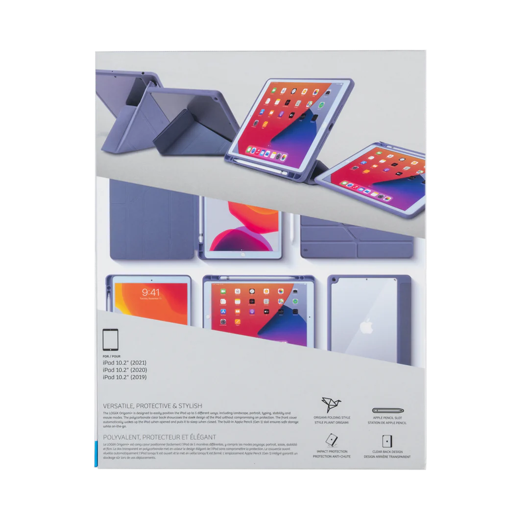 LOGiiX | Origami+ for iPad 11 (A16)/10.9 (10th Gen) - Lavender | LGX-13566
